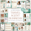 Travel Agent Business Templates: Forms, Proposals, Link in Bio & Social Media (Canva)