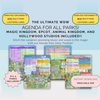 Multi Pass Lightning Lanes 2025 Updated!! WDW Daily Agenda - ALL FOUR Parks (itinerary, planner, attractions list, dining options included)